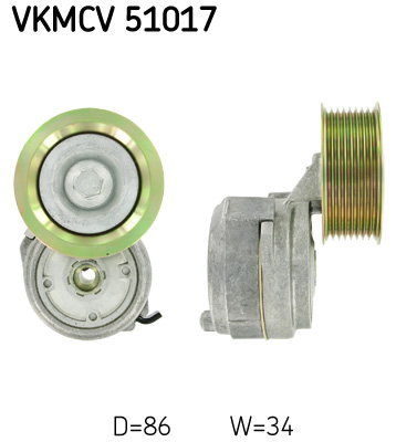 Tendicinghia, Cinghia Poly-V - VKMCV 51017 SKF
